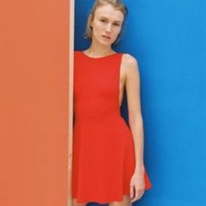 Ponte Sleeveless Skater Dress